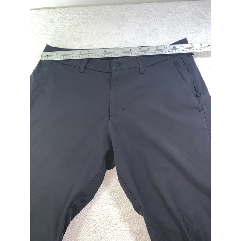 Lululemon Commission Pant 32 Warpstream Mens Black Trousers Golf Size 35